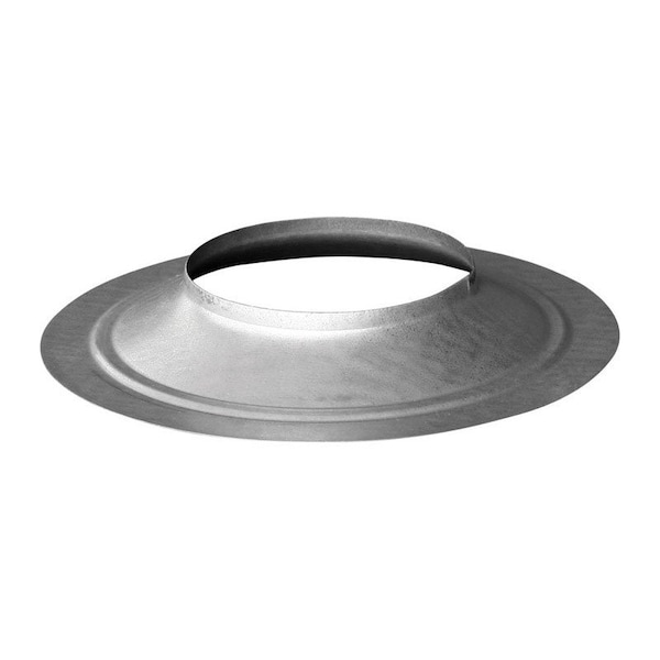 DuraVent 4 in. D 24 Ga. Galvanized Steel Storm Collar